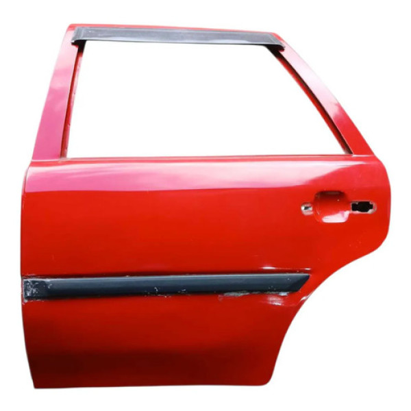 Porta Traseira Esquerda Volkswagen Gol G4 2007 Traseira Esquerdo Vermelho