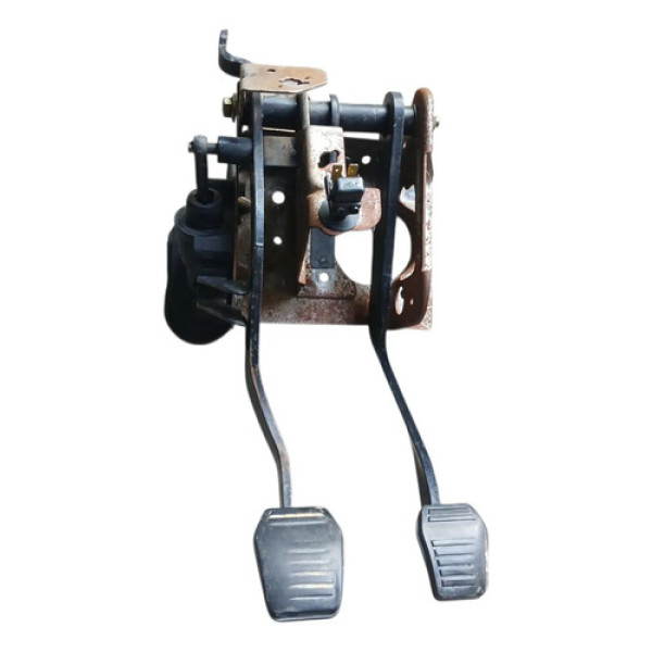 Pedaleira Freio Embreagem Ford Fiesta 2004 Preto
