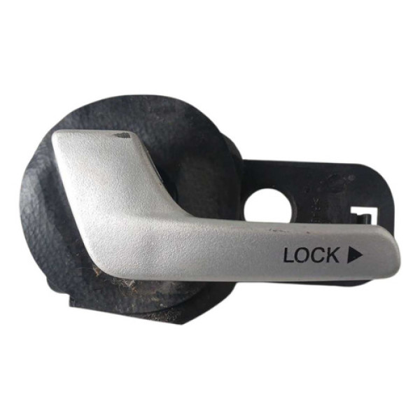 Maçaneta Interna Porta Traseira Esquerda Fiat Palio 2008/201 Preto Traseira