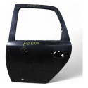 Porta Traseira Esquerda Chevrolet Meriva 2002/2012 Traseira Esquerdo Preto