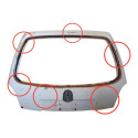 Tampa Traseira Corsa Wind 1.0 94 A 99 Original (recuperavel) Branco