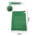 Toalha Secagem Automotiva 40x60 400gsm Verde-escuro Verde-escuro