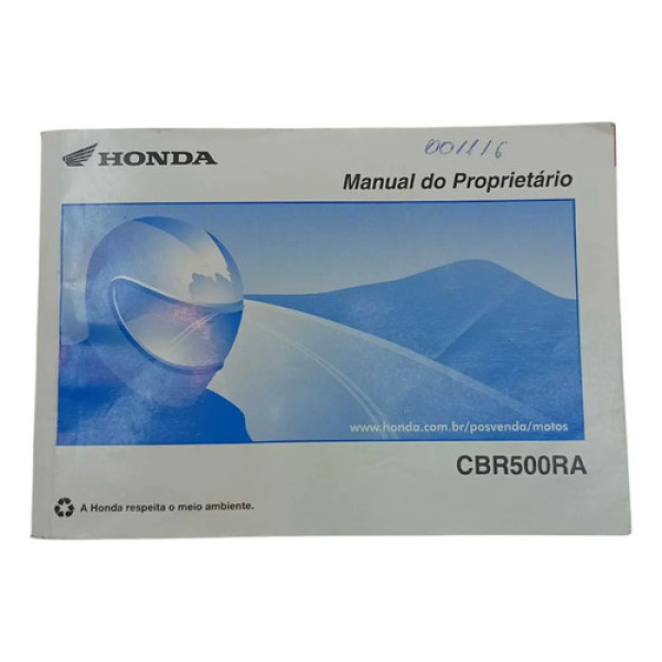 Manual Do Proprietário Honda Cbr 500ra