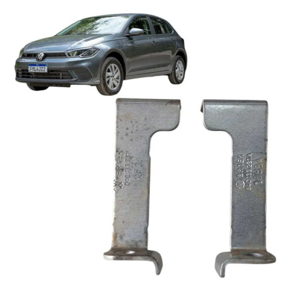 Par Suporte Flauta Volkswagen Polo 2023 Cinza