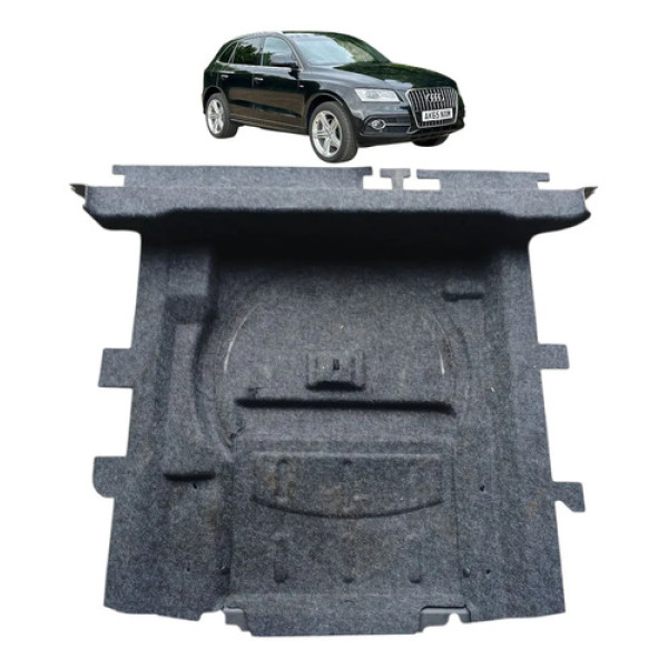 Forro Estepe Porta Malas Audi Q5 2015 Cinza-escuro