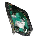 Acabamento Esquerdo Painel Chevrolet Cruze 17/22 Em Couro  Preto Original