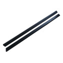 Par Frisos Laterais Chevrolet Celta 2 Portas 01/07 Preto Preto