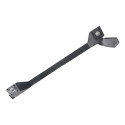 Guia Canaleta Vidro Dianteiro Esquerdo Chevrolet Prisma 2015 Preto