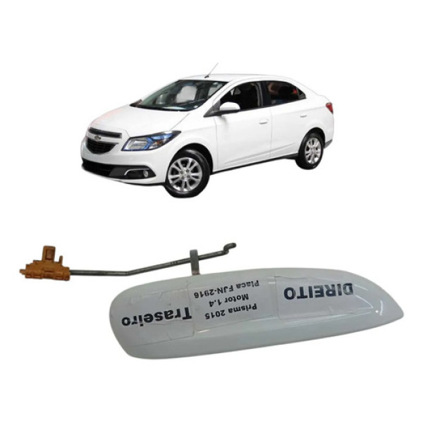Maçaneta Externa Traseira Direita Chevrolet Prisma 2015 Branco Traseira