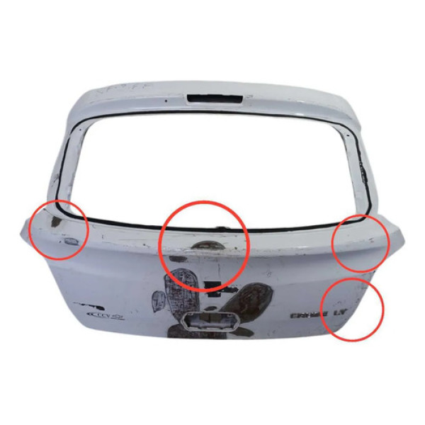 Tampa Traseira Gm Cruze Hatch 2012/2016 (recuperada) Branco