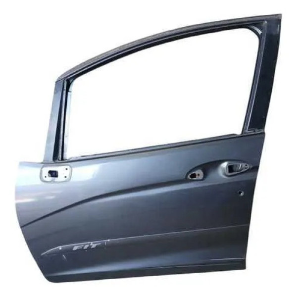 Porta Dianteira Esquerda Honda Fit 2015 Recuperavel Dianteira Esquerdo Cinza