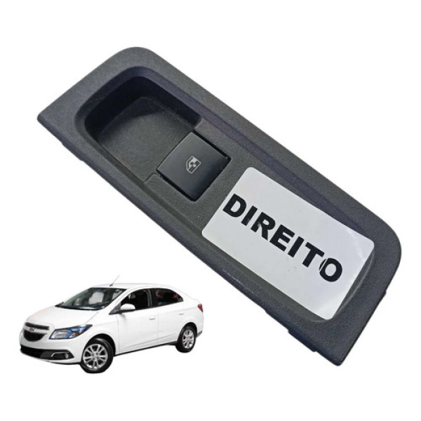 Moldura Botão Vidro Elétrico Traseiro Direito Gm Prisma 2015