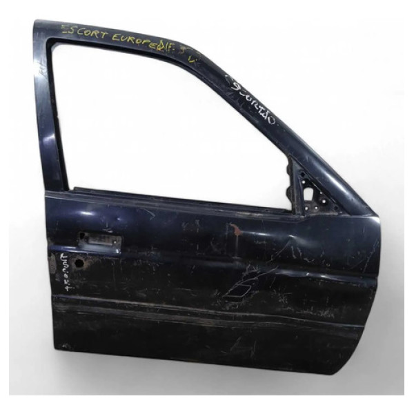 Porta Dianteira Direita Recuperada Ford Escort 97 Dianteira Direita Preto