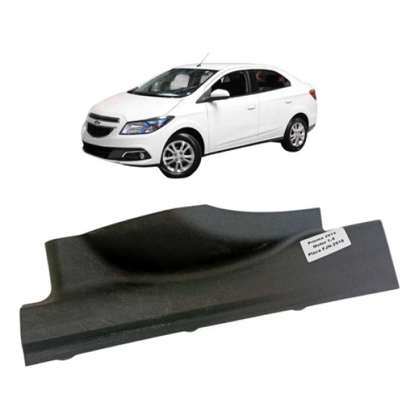 Soleira Porta Traseira Esquerda Chevrolet Prisma 2015 Preto