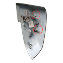 Capa Retrovisor Direito Bmw 320i 2013/2015 C/avaria Cinza Cinza