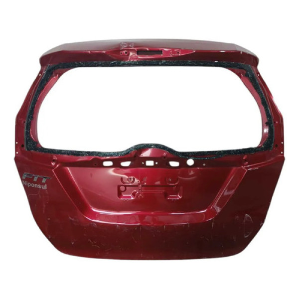 Tampa Traseira Porta Malas Honda Fit 2017 Vermelho