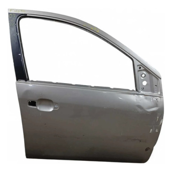 Porta Dianteira Direita Recuperavel Ford Fiesta 2003/2011 Dianteira Direita Cinza