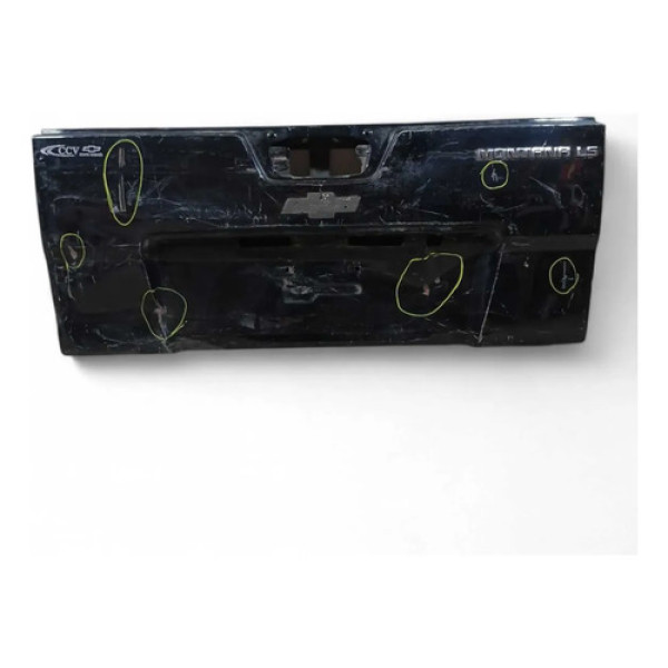 Tampa Traseira Recuperavel Chevrolet Montana 2015/2021 Preto