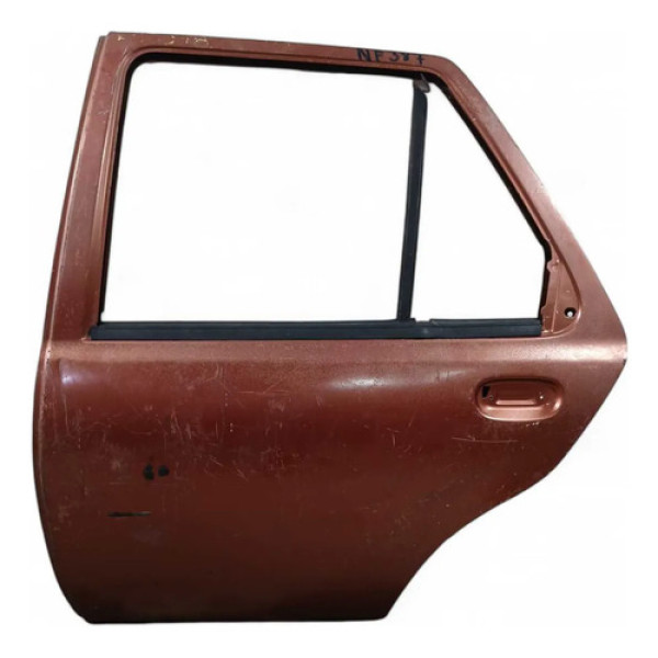 Porta Traseira Esq Recuperavel Ford Fiesta Street 2003 Traseira Esquerda Laranja