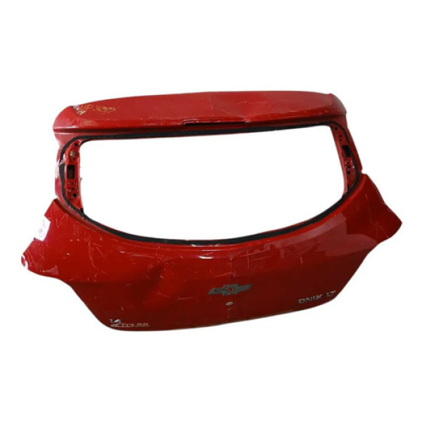 Tampa Traseira Chevrolet Onix Lt 16/19 (recuperavel) Vermelho