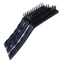 Kit 3 Escovas Com Cerdas Aço Cobre Nylon Hutz Preto Preto