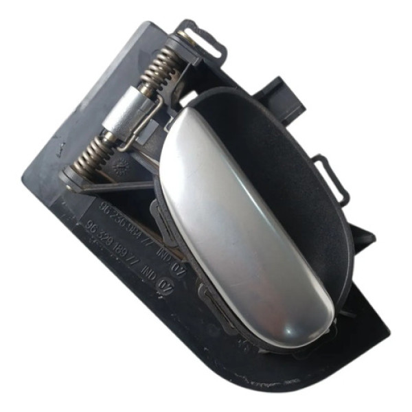 Maçaneta Interna Dianteira Esquerda Peugeot 206 2007 Preto Dianteira