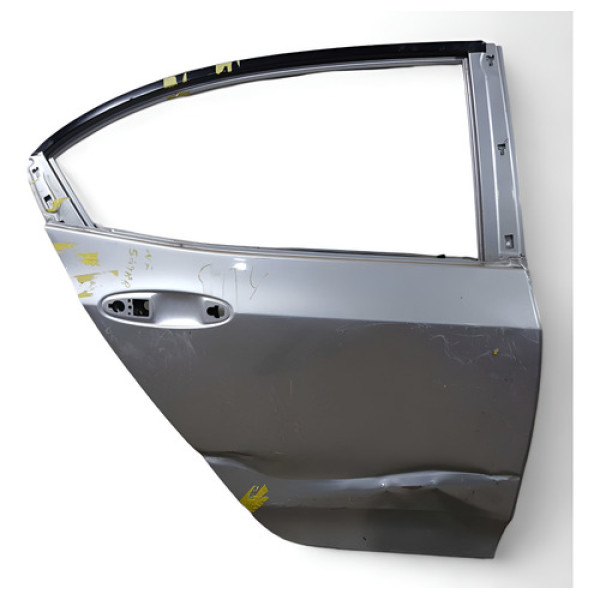 Porta Traseira Direita Honda City Recuperavel  2015/21 Traseira Direita Cinza