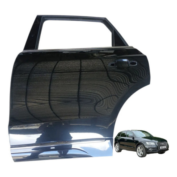 Porta Traseira Esquerda Audi Q5 2015 Traseira Esquerda Preto Traseira Esquerdo Preto
