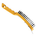 Escova De Aço Com Raspador Hutz 27cm