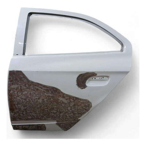 Porta Traseira Esquerda Onix Prisma 2012/2018 Recuperada Traseira Esquerda Branca