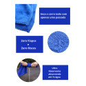 Toalha Secagem Automotiva Azul 40x60 400gsm Azul