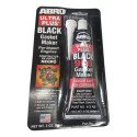Silicone De Alta Temperatura Abro Plus Black 85g Preto