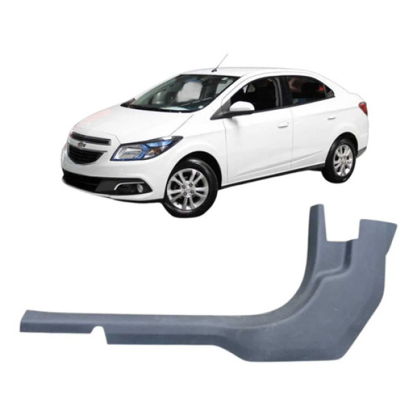 Soleira Dianteira Esquerda Chevrolet Prisma 2015 Cinza-escuro