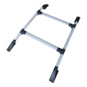 Rack De Teto Bagageiro Chevrolet Meriva 2011/2012 Tubolar Cinza