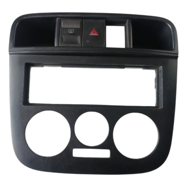 Moldura Painel Central Volkswagen Gol G4 05/07 Preto Preto Original