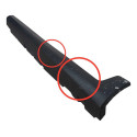 Spoiler Lateral Esquerdo Chevrolet Meriva 2012 C/detalhes Preto