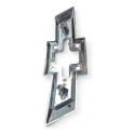 Emblema Gravata Grade Dianteira Tracker 2021 2022 Cinza