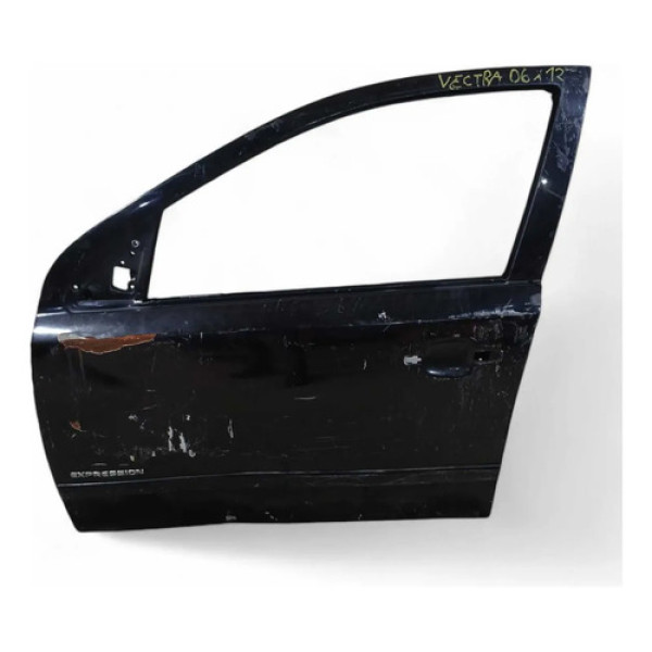 Porta Dianteira Esquerda Recuperavel Vectra C /gt 2006/12 Dianteira Esquerda Preto