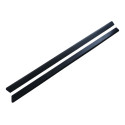 Par Frisos Laterais Chevrolet Celta 2 Portas 01/07 Preto Preto