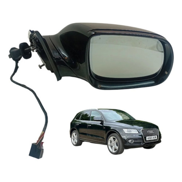 Retrovisor Elétrico Direito Audi Q5 2015 Preto