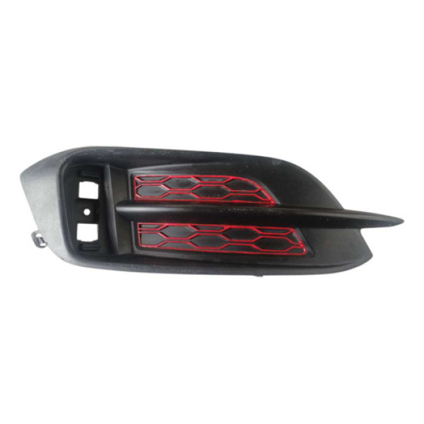 Moldura Parachoque Traseiro Direito Honda Civic 17/20 Preto