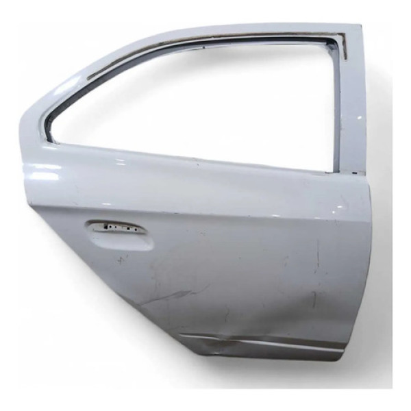 Porta Traseira Direita Onix Prisma 2012/2018 Recuperavel Traseira Direita Branco