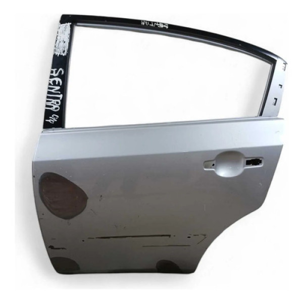 Porta Traseira Esquerda Recuperada Nissan Sentra 2009 Traseira Esquerdo Cinza
