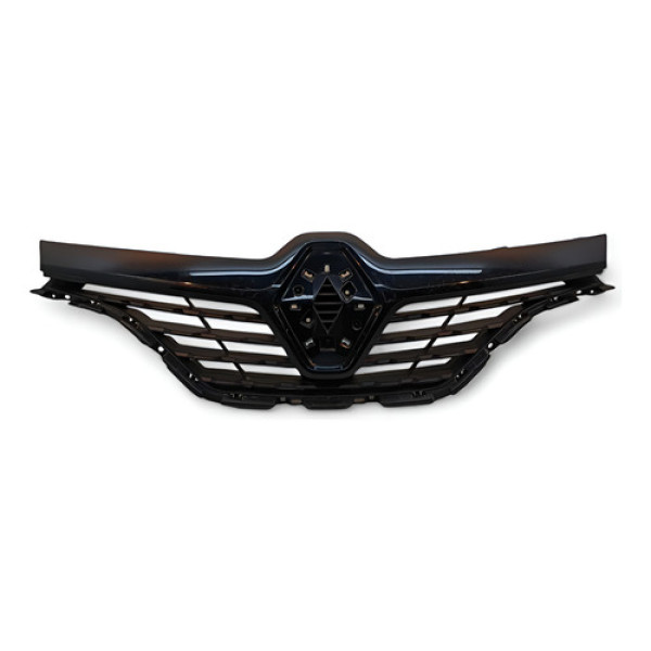 Grade Frontal Superior Captur 2017 A 2021 Original C/detalhe Fosco