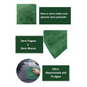 Toalha Secagem Automotiva  40x60 400gsm Verde-escuro Verde-escuro