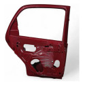 Porta Traseira Esquerda Recuperada Chevrolet Celta 2012 Traseira Esquerdo Vermelha
