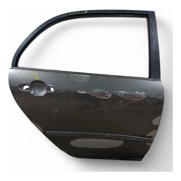 Porta Traseira Direita Recuperada Toyota Corolla 2009/2013 Traseira Direita Cinza-escuro