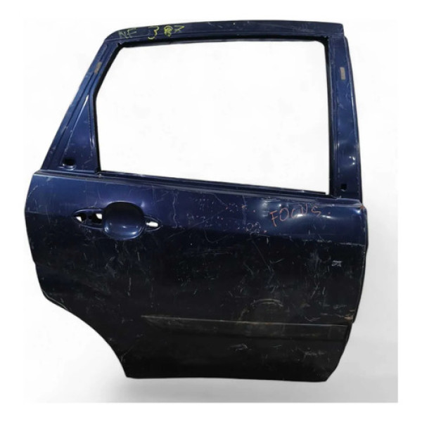 Porta Traseira Direita Recuperavel Ford Focus 2009/2013 Traseira Direita Azul-escuro