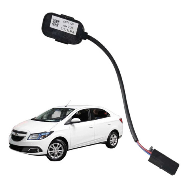 Microfone Interno Teto Chevrolet Prisma 2015 Preto