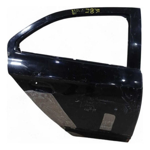 Porta Traseira Direita Recuperada Onix Prisma 2012/18 Traseira Direita Preto